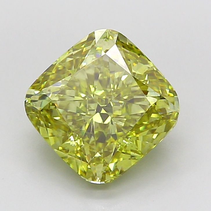 Cushion modified 3.5ct Fancy Yellow VS2 IGI #LG771623162