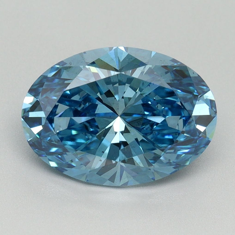 Oval 3.14ct Fancy Vivid Blue VS2 IGI #LG719502274