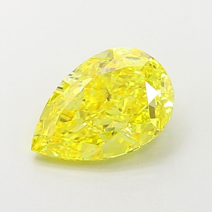 Pear 1.67ct Fancy Vivid Yellow VVS1 IGI #LG747511817