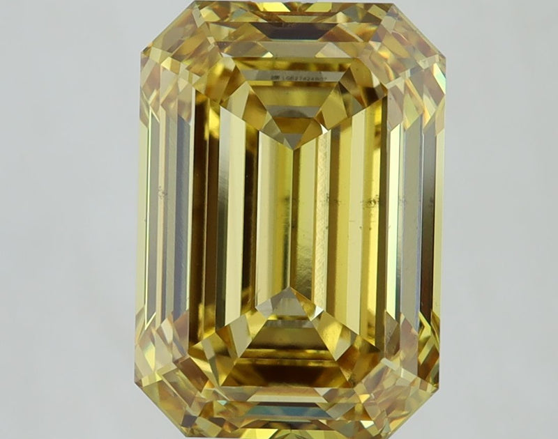 Emerald 5.03ct Fancy Intense Yellow VS2 IGI #LG627424807