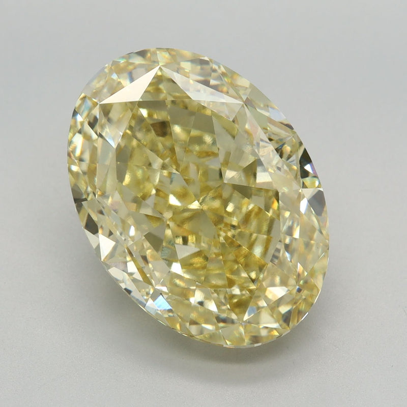 Oval 8.11ct Fancy Yellow VVS2 IGI #LG726549624