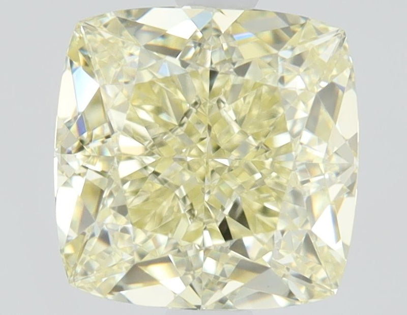 Cushion brilliant 1.12ct Fancy Light Yellow VVS2 GIA #6492064448