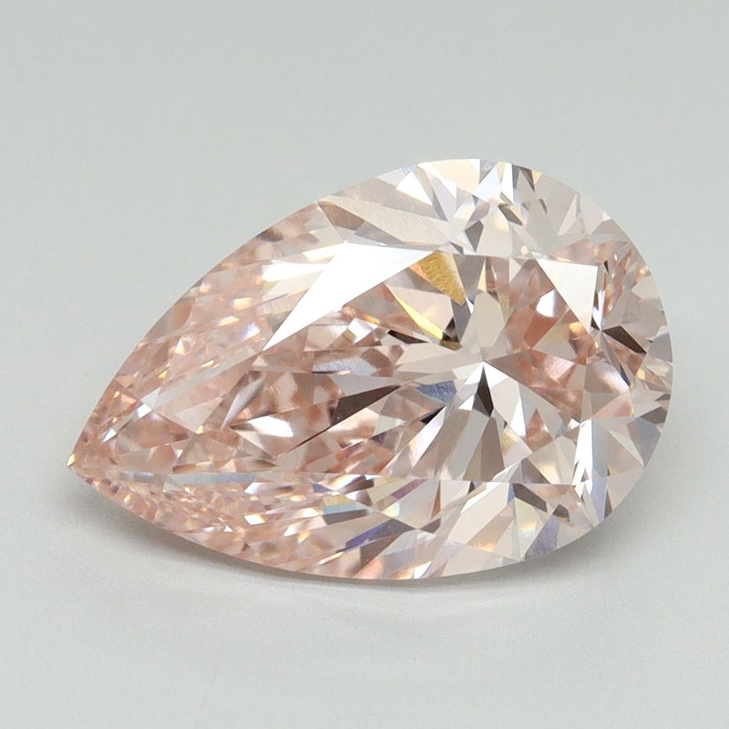Pear 4.08ct Fancy Intense Pink VS1 IGI #LG650499371