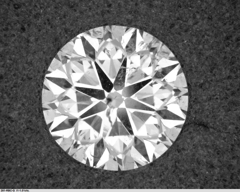 Round 1.01ct G I1 GIA #2316412483