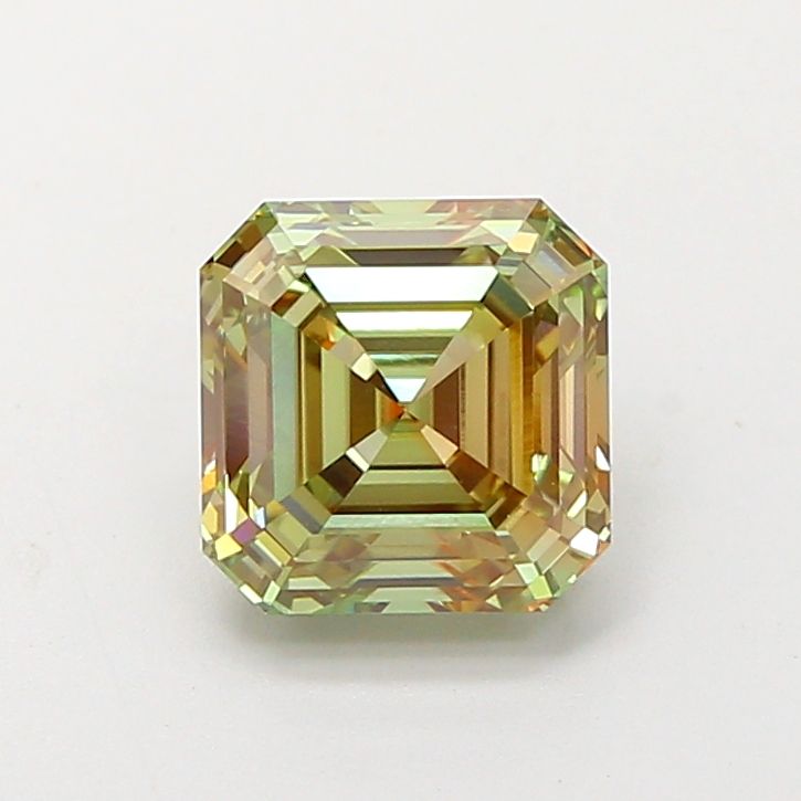 Asscher 2.11ct Fancy Green VVS2 IGI #LG790675794