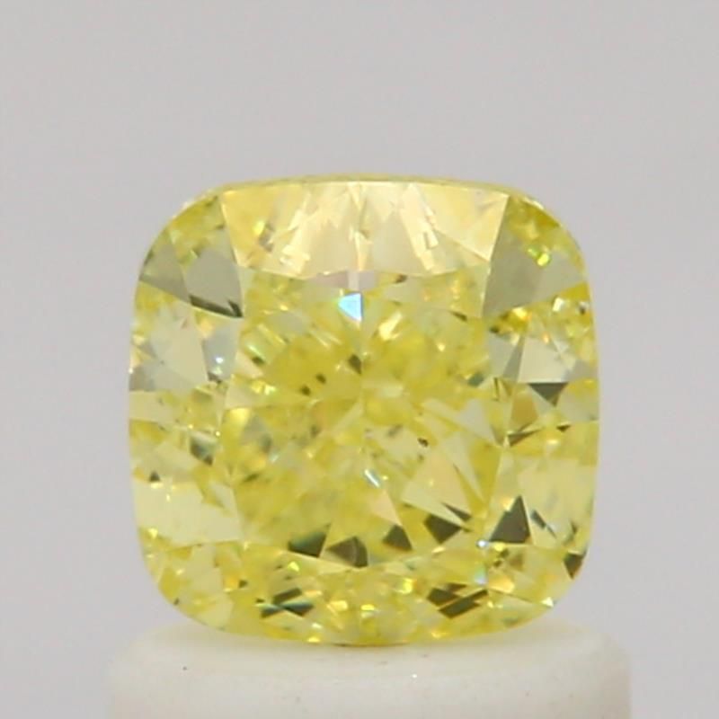 Cushion brilliant 1.01ct Fancy Intense Yellow VS2 GIA #1235029948