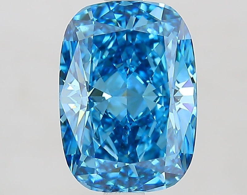 Cushion modified 2.58ct Fancy Vivid Blue VVS2 IGI #LG777613678