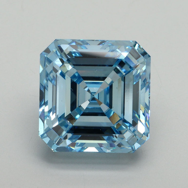 Asscher 10.04ct Fancy Vivid Blue VS1 IGI #LG671453949