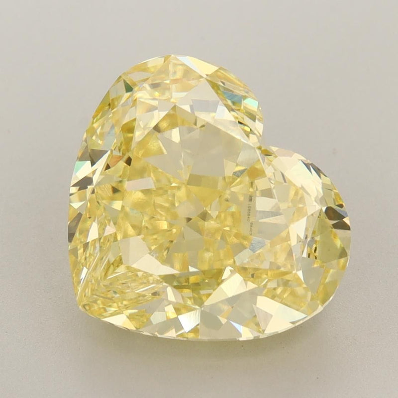 Heart 6.52ct Fancy Vivid Yellow VVS2 IGI #LG666407832