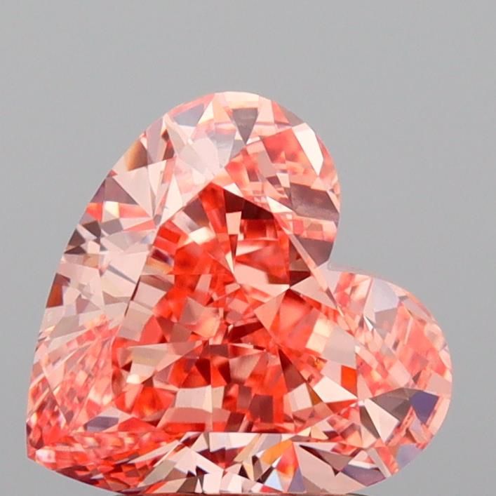 Heart 2.03ct Fancy Intense Pink VS1 IGI #LG733587925