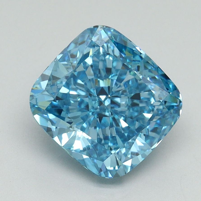 Cushion brilliant 2.6ct Fancy Vivid Blue VS1 IGI #LG526270969