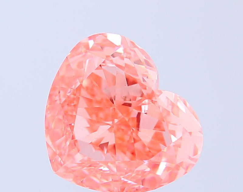 Heart 5.01ct Fancy Vivid Pink VS1 IGI #LG777613663