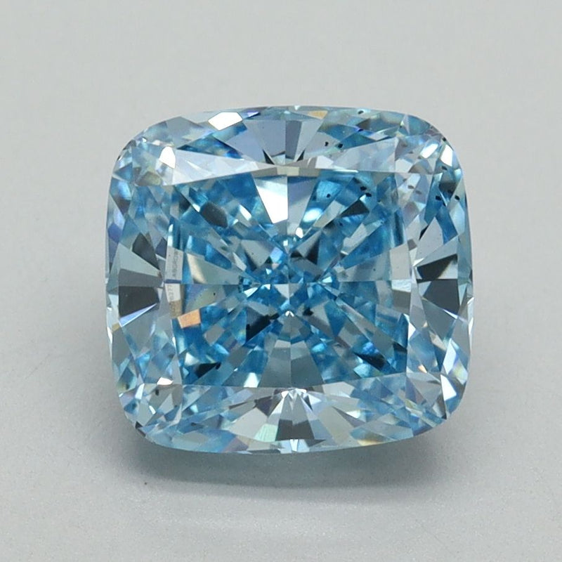 Cushion brilliant 2.37ct Fancy Vivid Blue SI1 IGI #LG526277519