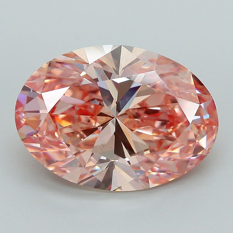Oval 7.01ct Fancy Vivid Pink VS2 IGI #LG607368964