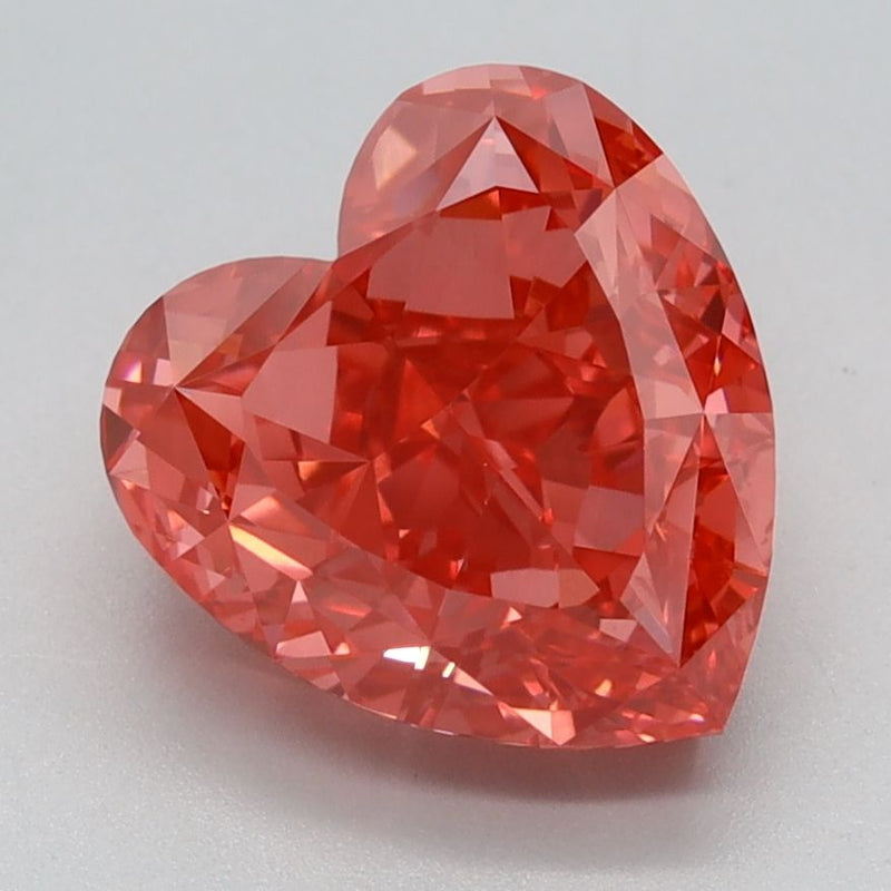 Heart 3.13ct Fancy Vivid Pink VVS2 IGI #LG635413615