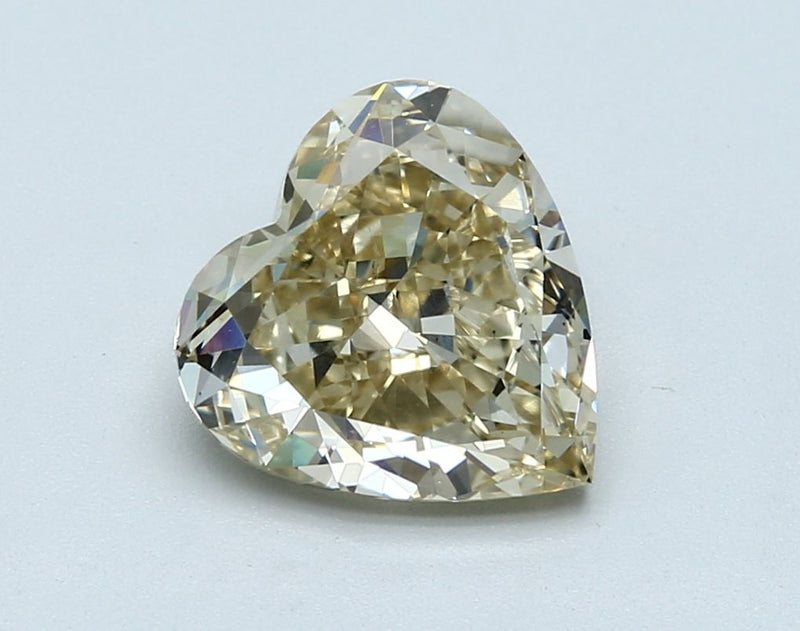 Heart 3ct Fancy Brownish Yellow VS2 GIA #1112668196