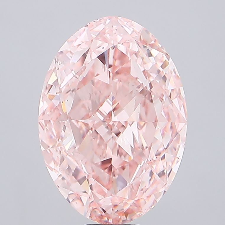 Oval 21.6ct Fancy Intense Pink VS2 IGI #LG784680199