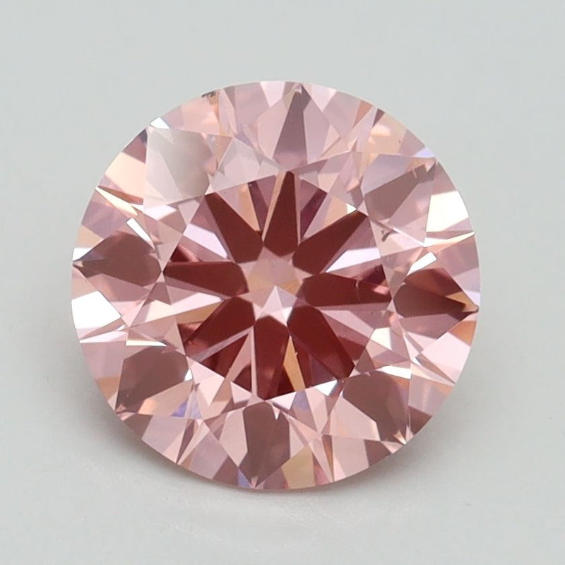 Round 1.93ct Fancy Vivid Pink SI1 IGI #LG528229966