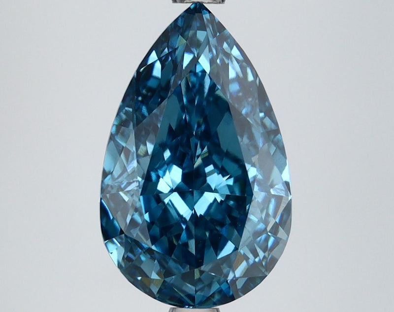 Pear 3.19ct Fancy Vivid Blue VS1 IGI #LG677579781