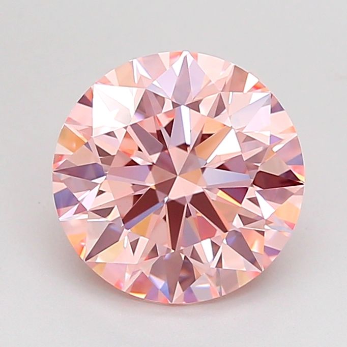 Round 2.2ct Fancy Vivid Pink VVS2 IGI #LG768675123