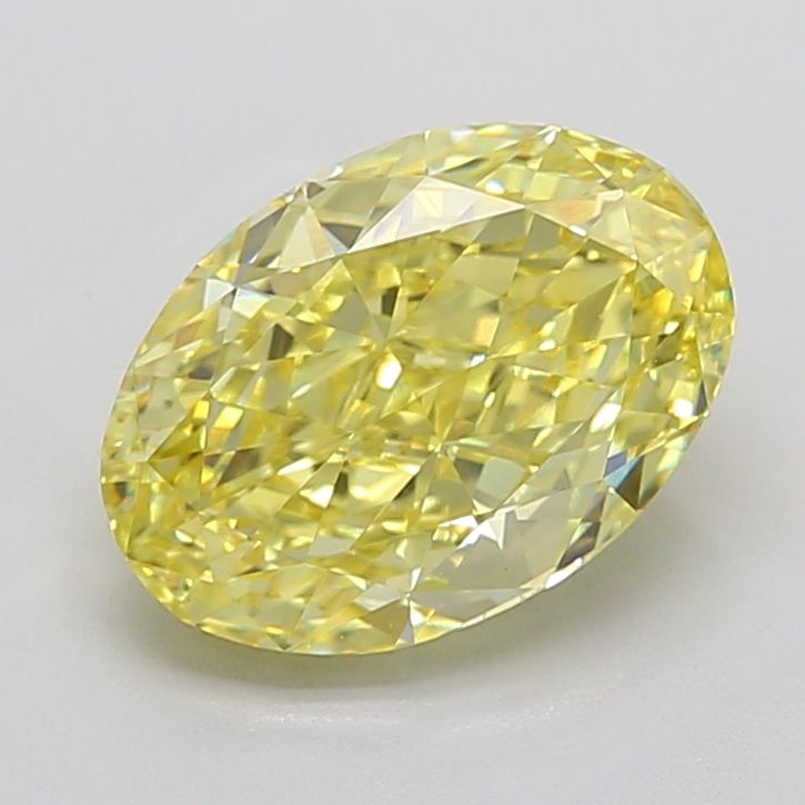 Oval 5.03ct Fancy Vivid Yellow VS1 IGI #LG750529919