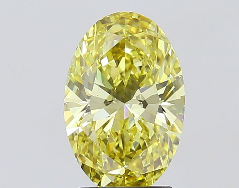 Oval 2.55ct Fancy Intense Yellow VVS2 IGI #LG756520968