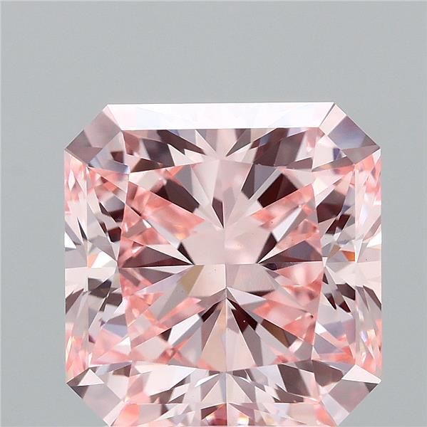 Square radiant 3.06ct Fancy Intense Pink VS1 IGI #LG735563181