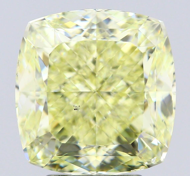 Cushion modified 5.02ct Fancy Light Yellow SI1 GIA #6471507112