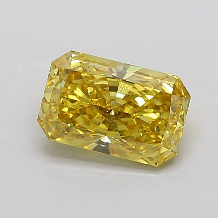 Radiant 3.02ct Fancy Vivid Yellow VS2 IGI #LG660446489