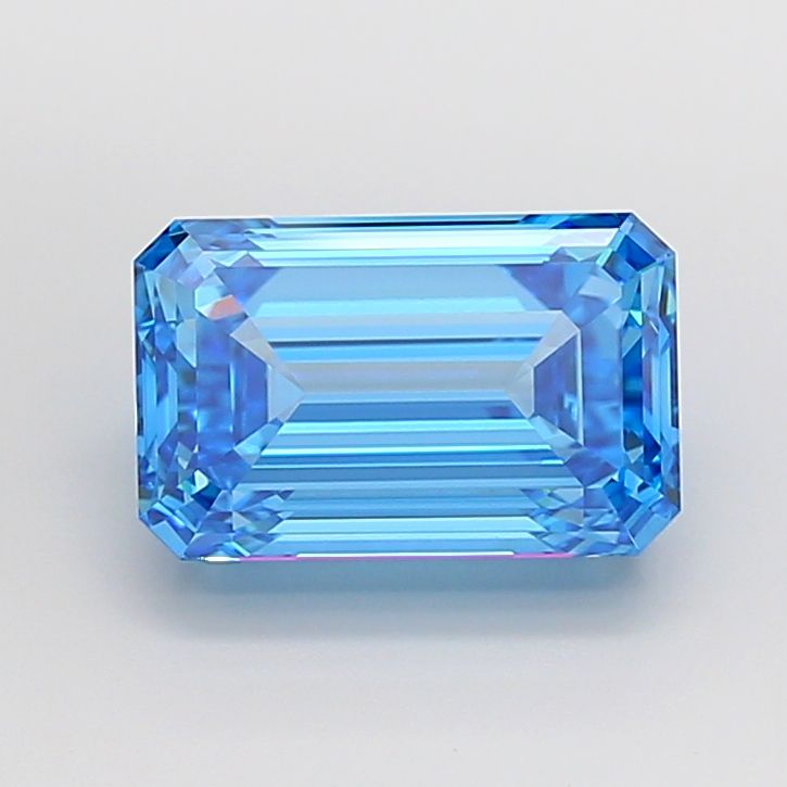 Emerald 5.55ct Fancy Vivid Blue VVS2 IGI #LG772623624