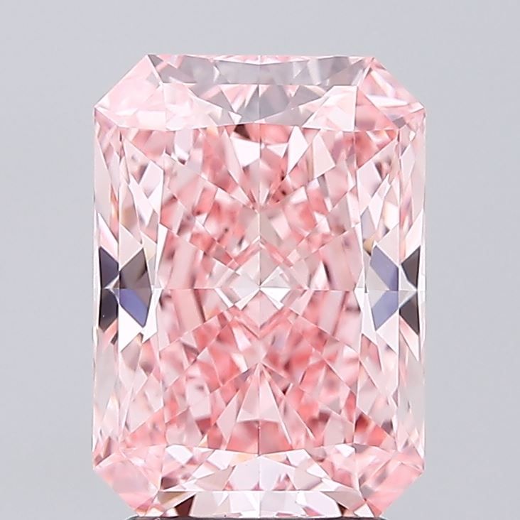 Radiant 2.72ct Fancy Vivid Pink VVS2 IGI #LG774611257
