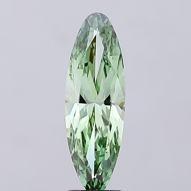 Oval 3.07ct Fancy Vivid Green VVS2 IGI #LG763631906