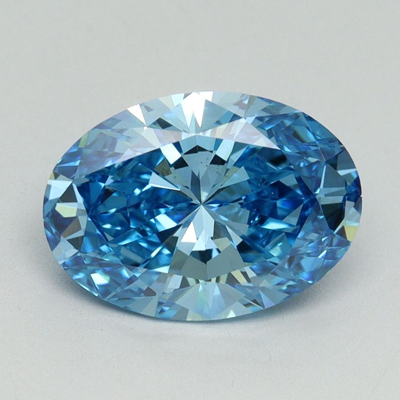 Oval 2.2ct Fancy Vivid Blue VS1 IGI #LG644438516