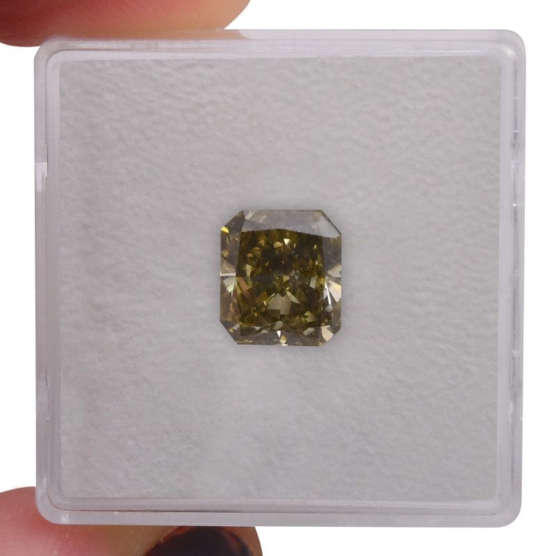 Radiant 2.02ct Fancy Brownish Yellow SI1 GIA #1132583645