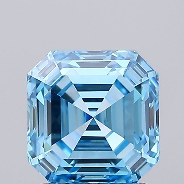 Asscher 2.02ct Fancy Vivid Blue VS2 IGI #LG715555617