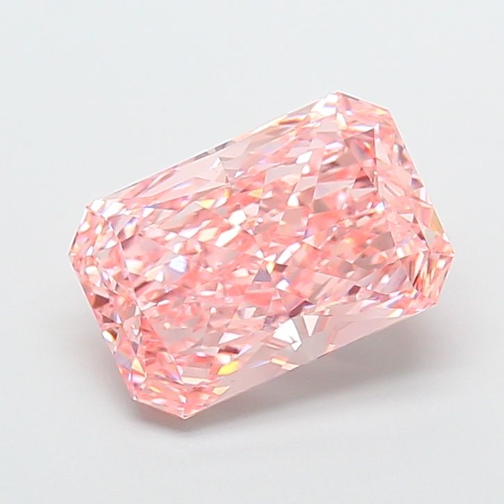 Radiant 4.53ct Fancy Vivid Pink VVS2 IGI #LG808630000