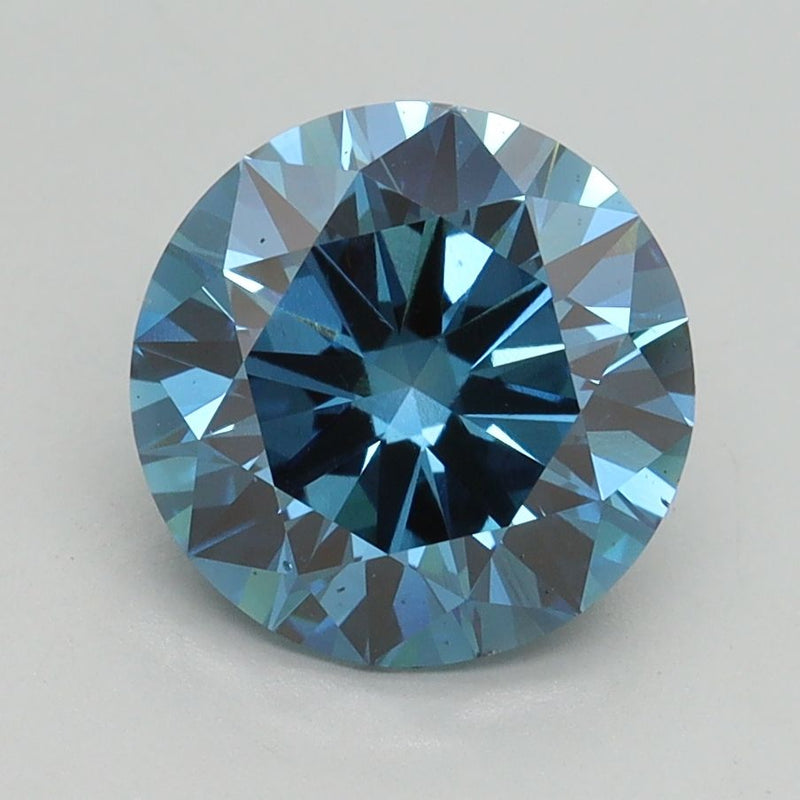Round 2.28ct Fancy Vivid Blue VS1 IGI #LG539241511