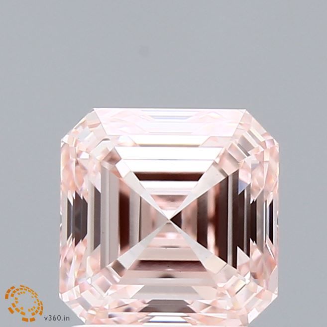 Square emerald 2.06ct Fancy Intense Pink VS1 IGI #LG647479398