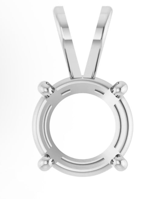 Round 4 Prong Pendant Mounting