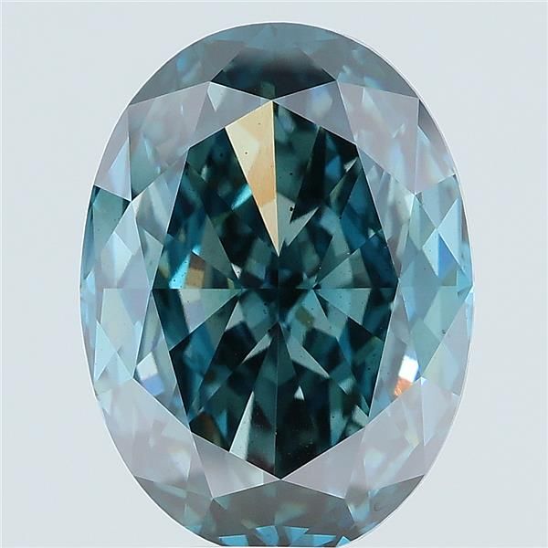 Oval 5.71ct Fancy Deep Blue VS2 IGI #LG705505860