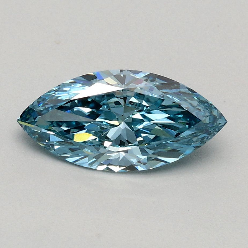 Marquise 0.71ct Fancy Vivid Blue VS1 IGI #LG512234472