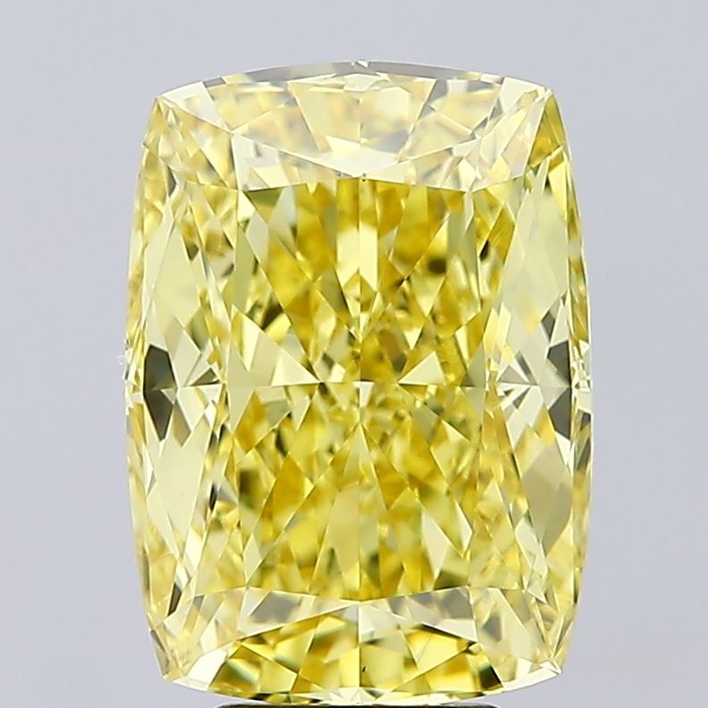 Cushion modified 6.01ct Fancy Intense Yellow VS1 IGI #LG774654761