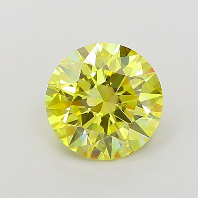 Round 1.9ct Fancy Intense Yellow VS1 IGI #LG720547757