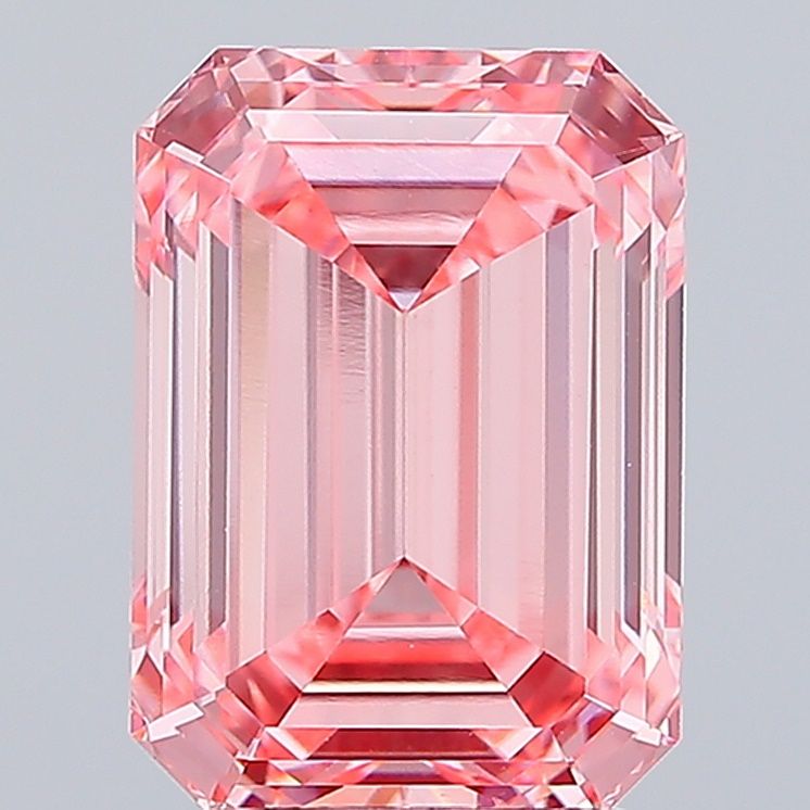 Emerald 4.03ct Fancy Vivid Pink VS2 IGI #LG739562886