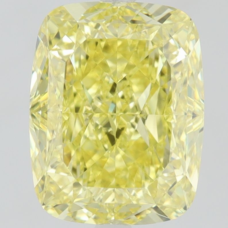 Cushion brilliant 1.54ct Fancy Intense Yellow VVS2 GIA #5234186579