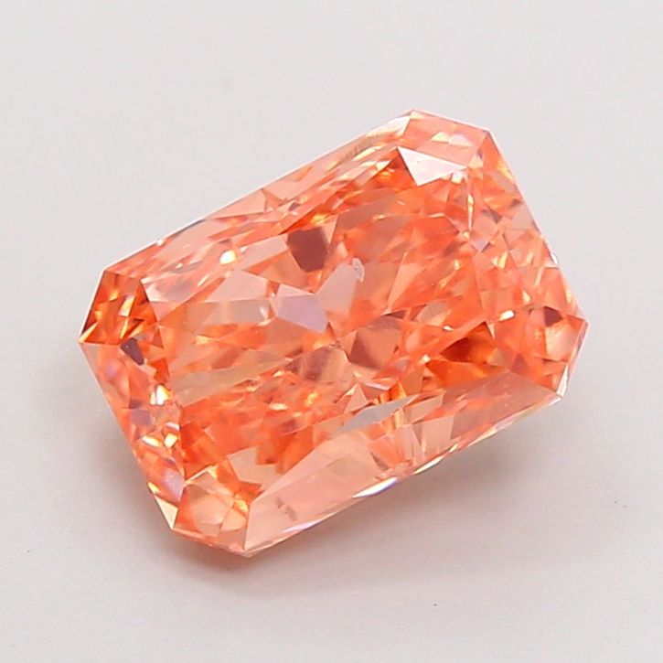 Radiant 2.61ct Fancy Vivid Orange SI1 IGI #LG722572881