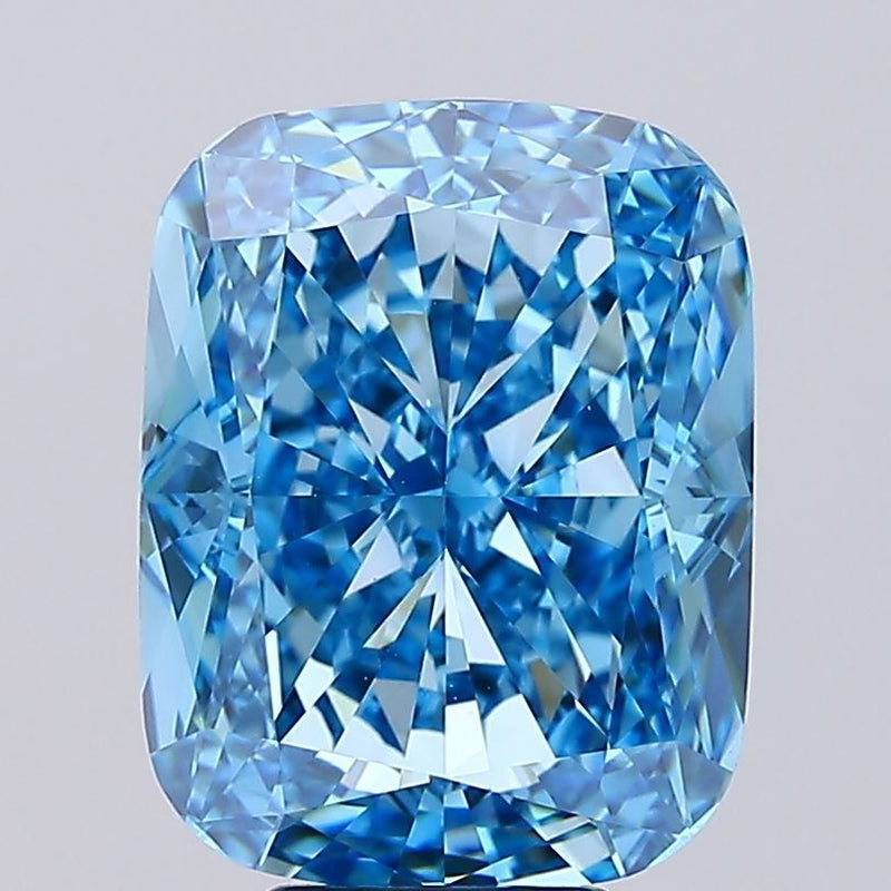 Cushion modified 8.73ct Fancy Vivid Blue VVS2 IGI #LG709527910