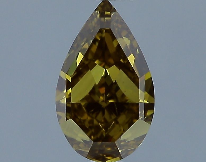 Pear 1.01ct Fancy Dark Yellow VS2 GIA #6237880694