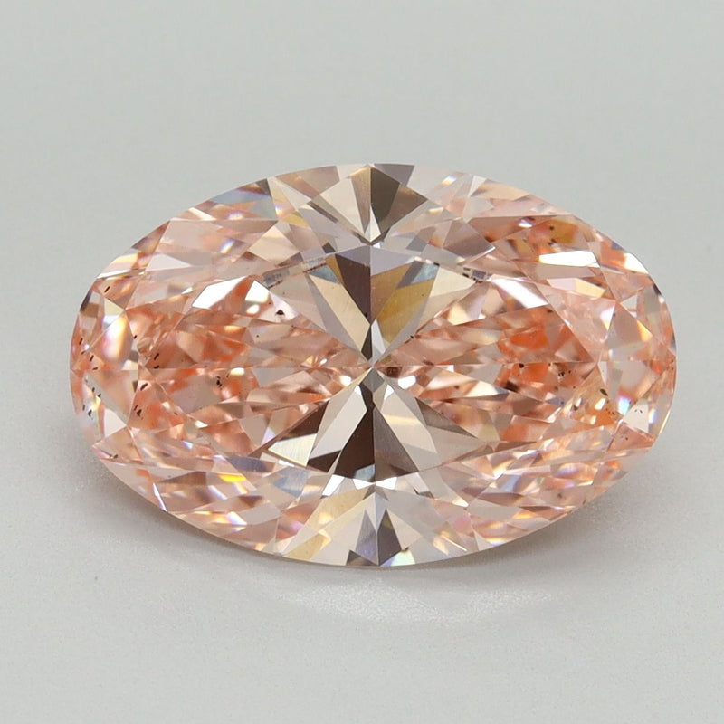 Oval 4.04ct Fancy Vivid Pink SI1 IGI #LG724561724