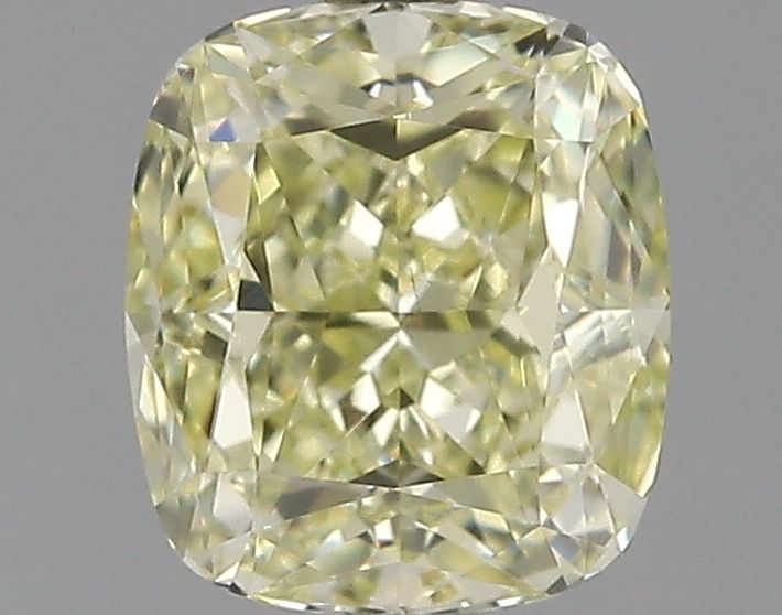 Cushion brilliant 1.31ct Fancy Light  Yellow VS2 GIA #6237119404
